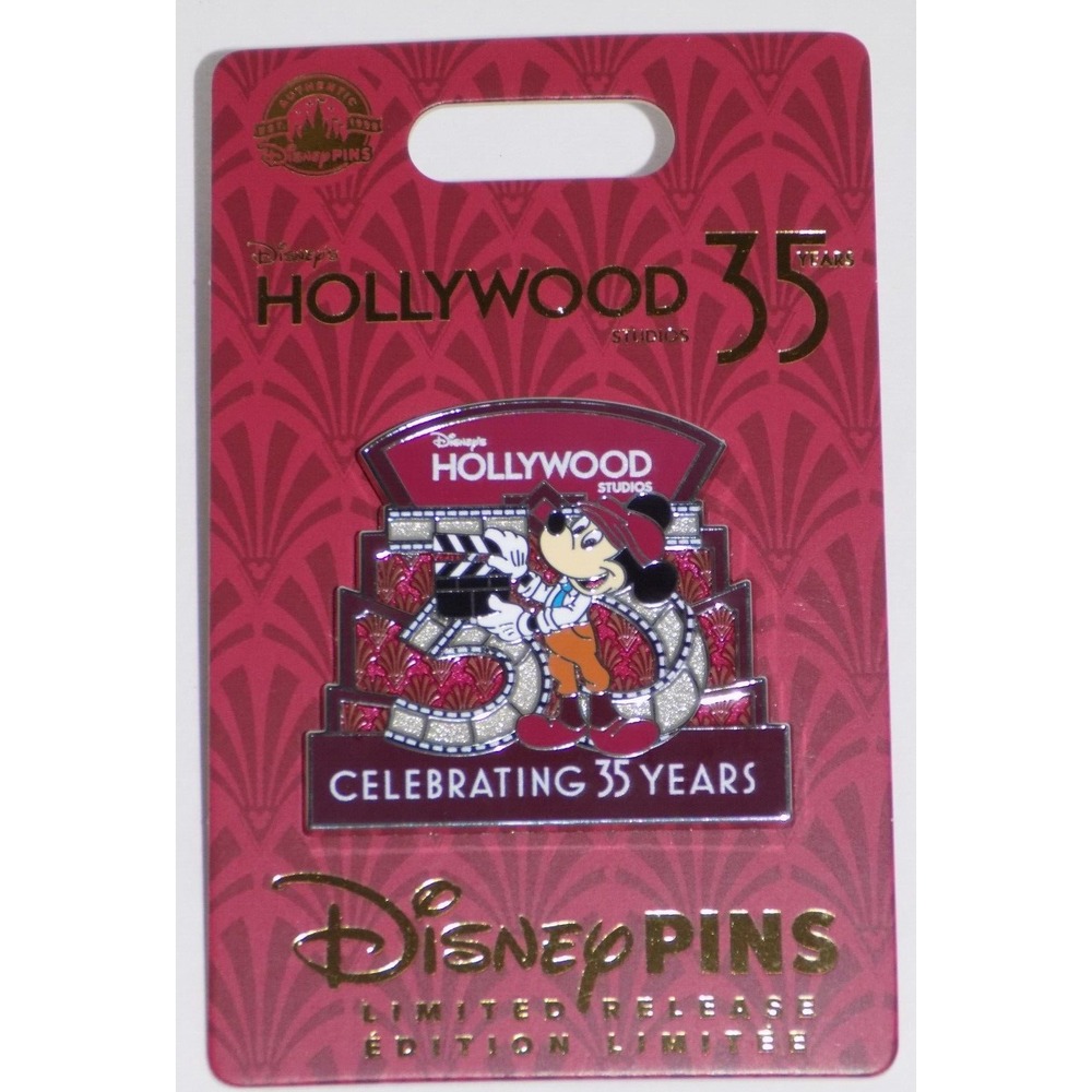 Disney Pins Limited Release Hollywood Studios Mickey 35th Anniversary NEW